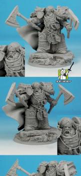 28mm / 30mm SF Celtic Warrior conversion / sculpture by Scibor