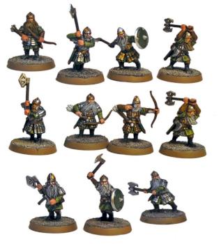 LotR - Khazad-dûm Dwarves - warriors by Zemlod