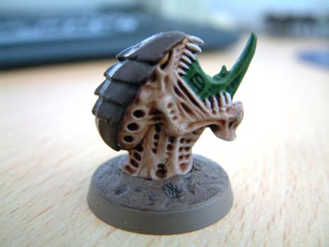 Tyranid Carnifex Head (Colour Testing) by n1ghtl1fe