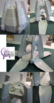 imperial droppod scratchbuild by mauvia