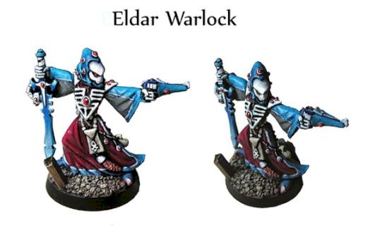 Eldar Warlock by Hranostaj