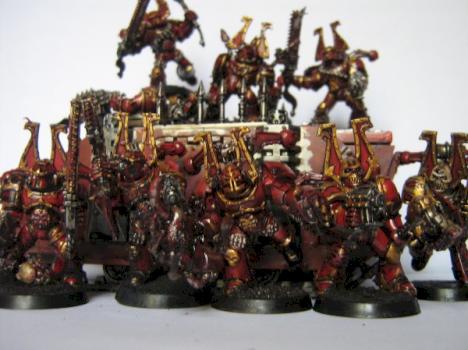 World Eaters Khorne Berzerkers Squad An by Thorh666