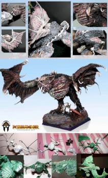 Vampire Counts Varghulf by timeprowler