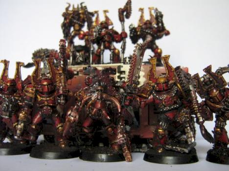 World Eaters Khorne Berzerkers Squad On by Thorh666