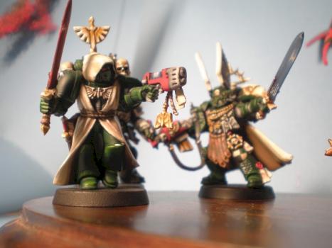 dark angels in battle by zetan