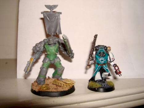 WIP "True Scale" Pre-heresy Luna Wolf 'Garviel Loken' by Jongleur