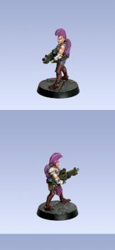 Escher ganger with autogun by Michal