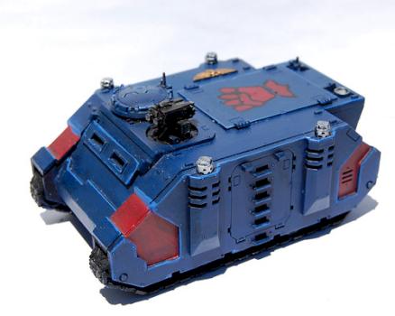 Crimson Fists Rhino by Bjornkrieg
