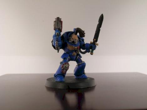 Space Marine Terminator Sergeant by babachele