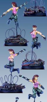 Urban War: Johana (militia character) by Vulture