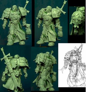 Black Templar Commander by Chasm Keeper