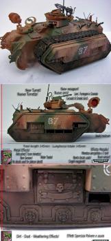 Warhammer 40k Chimera modified by kaosmaster