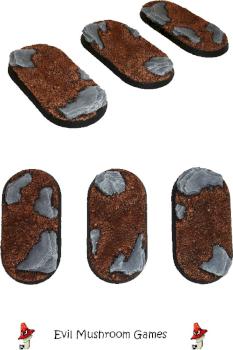 bike bases 40x80mm rock / slate by Evilmushroomg