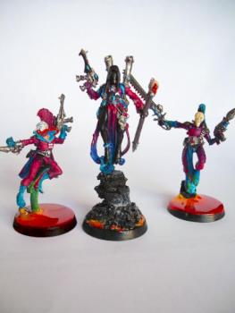 Eldar Shadowseer + Harlequins by Emma