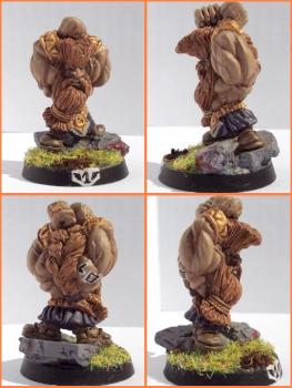 Blood Bowl Dwarf by Von Drake