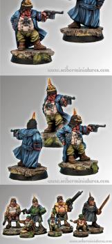 28mm Dwarf Sturmgrenadier Officer by Scibor