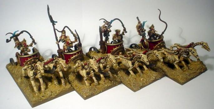 Tomb Kings Skeleton Chariots 2 by WY ZNAWCA