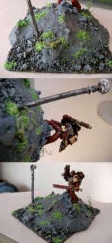 Blood Raven sergeant Raphael by Balgas