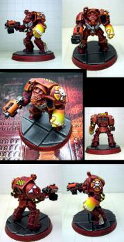 Blood Angel Terminator 03 (Space Hulk) by CaelynTek