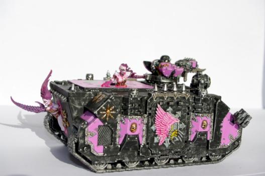 Slaanesh rhino emperor's children by pirouli