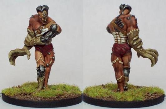 Flesh Golem -- D&D mini repaint by cassius