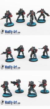 Yaogat Strike Infantry by MadFlyArtStudio