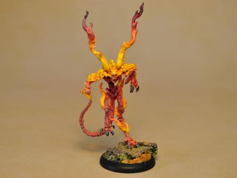 Ignis, Fire Elemental by PaintedSkullStudios