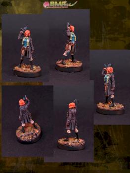 Cute Modern Female Resistance Officer 1 by belminiart