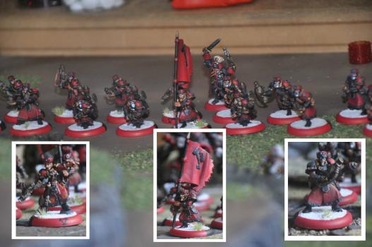 Winter Guard Infantry - Khador Unit & Winter Guard Inf. Officer & Standard - Khador Unit Att by EmilienWILD