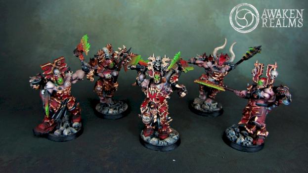Khorne Berzerkers (custom) by Awaken Realms