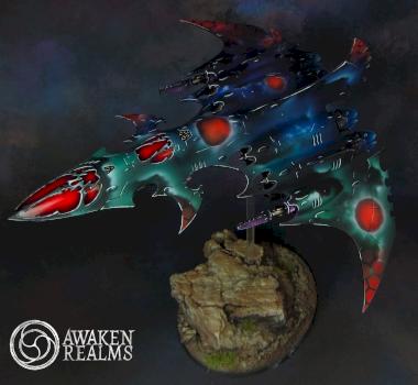 Dark Eldar Voidraven Bomber by Awaken Realms