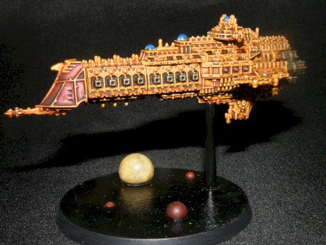 Imperial Navy Tyrant-Class Cruiser by Stefan Diwoky