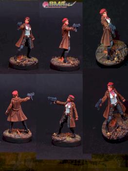 Cute Modern Female Resistance Officer 2 by belminiart