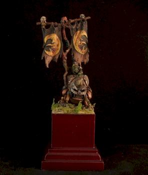 Night Goblin Standard Bearer by Kasrkin55