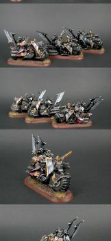 dark angels ravenwing bike squadron by RezoAmalio