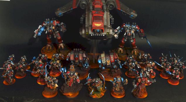 Grey Knights Army by AaronA