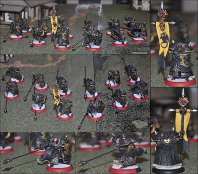Iron Fang Pikemen – Khador Unit & Black Dragon Iron Fang Pikemen Officer & Standard - Khador by EmilienWILD