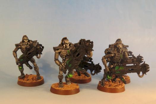 Necron immortals by Abrethor