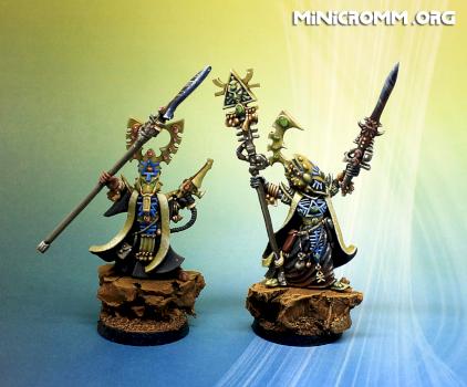 Eldar farseer by Minicrômm
