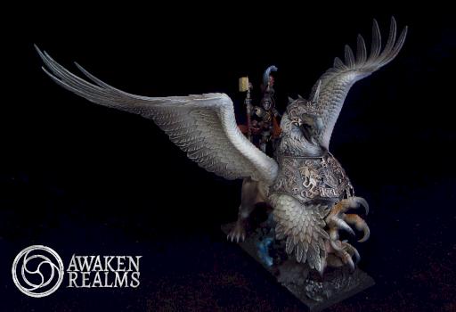 Karl Franz on Deathclaw - part of an Empire army - details in link! by Awaken Realms