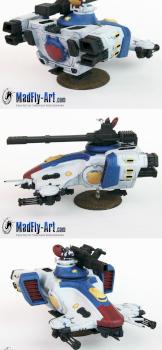 Hammerhead/Sky Ray Missile Defence Gunship by MadFlyArtStudio