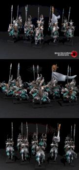 High Elf Dragon Princes by SavageDPainting