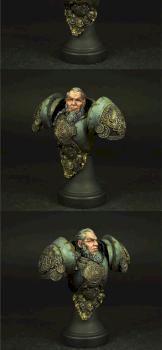 Sci Fi Celtic Warrior Bust by Scibor