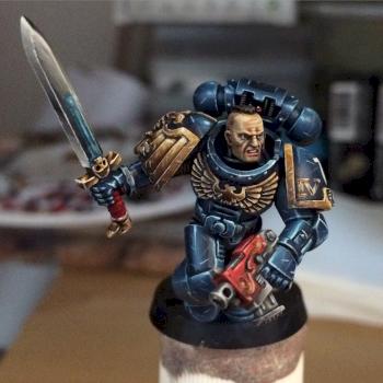 Ultramarine diorama by sgeeson