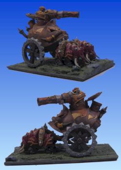 Dwarf armoured chariot by Xantur