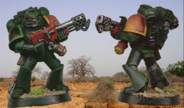Flamethrower Space Marine N°1 by Khazadan