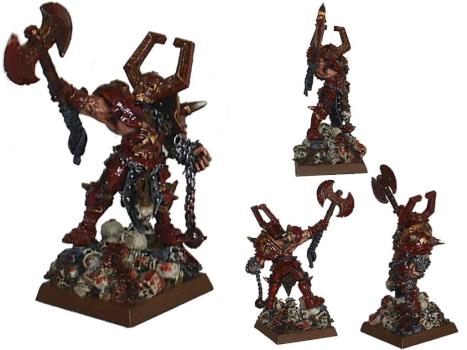 Chaos Champion of khorne by LordXander