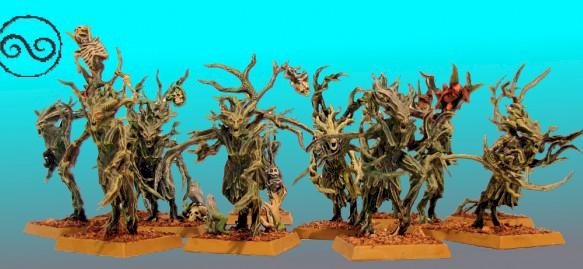 Dryaden der Waldelfen/ Wood Elf Dryads by Tassador
