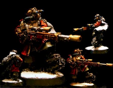 Vostroyan Sniper w/cool gothic gas mask by COSSACKS