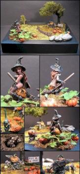 Halloween Diorama by Bren